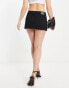 Calvin Klein Jeans denim mini skirt in black