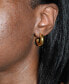 ფოტო #2 პროდუქტის Small Chunky Anti-Tarnish Hoop Earrings