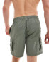 Jack & Jones cargo swim short in khaki