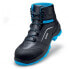 Фото #2 товара Ботинки безопасности мужские Uvex 95562 черно-синие ESD S3 SRC с защитой через шнуровку