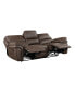 White Label Fleming 90" Double Reclining Sofa