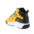 Фото #10 товара Fila MB 1BM01795-702 Mens Yellow Leather Lace Up Athletic Basketball Shoes