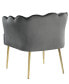 Jackie 29" Velvet with Metal Legs Accent Chair