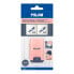Фото #1 товара MILAN Blister Pack Eraser With Pencil Sharpener Compact 1918 Series+2 Spare Erasers