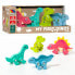 MOLTO Set Dinosaurs Wood