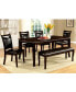 Фото #3 товара Rohrig Dark Wood Rectangular Dining Table