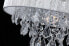 Фото #5 товара Saint Mossi Modern K9 Crystal Rain Drop Chandelier Lighting Flush-Mounted LED Ceiling Light Pendant Light for Dining Rooms, Bathrooms, Bedrooms, Living Rooms, Width 43 cm x Height 27 cm