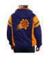 Men's Purple Phoenix Suns Home Team Hoodie Half-Zip Jacket