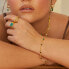Фото #3 товара Jac Jossa Hope DL646 Malachite and Diamond Fine Gold Plated Bracelet