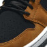 Кроссовки Nike Air Jordan 1 Mid Desert Ochre (Коричневый, Черный)
