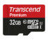 Карта памяти Transcend microSDXC 32GB UHS-I 90 MB/s Черно-красная. - фото #1