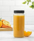 Glass Canning Juice Bottles with Lids, Set of 8