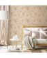 Фото #3 товара Distressed Gold Leaf Peel and Stick Wallpaper