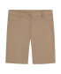 ფოტო #1 პროდუქტის Big Girls Uniform 5 Pocket Stretch Sateen Skinny Bermuda Shorts