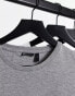 ASOS DESIGN 3 pack muscle fit t-shirt with crew neck in white, grey marl and black