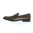 Фото #5 товара Bruno Magli Arezzo BM3AREC8 Mens Brown Leather Loafers & Slip Ons Penny Shoes