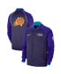 ფოტო #1 პროდუქტის Men's Purple Phoenix Suns 2023/24 City Edition Authentic Showtime Performance Raglan Full-Zip Jacket