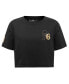 ფოტო #4 პროდუქტის Women's Black Philadelphia 76ers Holiday Glam Boxy T-shirt