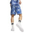 Puma Essential Palm Resort Graphic Woven 8 Inch Shorts Mens Blue Casual Athletic