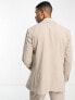 Фото #3 товара Selected Homme loose fit suit jacket in sand