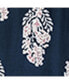 ფოტო #2 პროდუქტის Women's Navy Ornate Sleeveless Straight Leg Jumpsuit