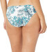 La Blanca 288934 Women's Hipster Bikini Bottom, Aquamarine/Tranquility Palm, 8