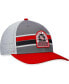 ფოტო #2 პროდუქტის Men's Gray, Red Illinois State Redbirds Aurora Trucker Adjustable Hat