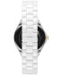 ფოტო #6 პროდუქტის Coronada White Ceramic Bracelet Watch 36mm