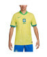 Фото #2 товара Men's Yellow Brazil National Team 2024 Home Stadium Replica Jersey