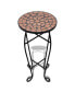 Фото #1 товара Mosaic Side Table Plant Table Terracotta
