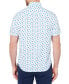 ფოტო #2 პროდუქტის Men's Slim-Fit Dot Print Button-Down Performance Shirt