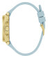 Фото #4 товара Guess Damen Multifunkion Armbanduhr CHARISMA hellblau, gold 38 mm GW0699L1