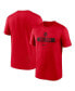 Men's Scarlet Ohio State Buckeyes 2024 Sideline Legend Performance T-Shirt
