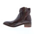 Фото #10 товара Bed Stu Aldina F328016 Womens Brown Leather Lace Up Ankle & Booties Boots