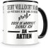 Фото #2 товара Samunshi® Mug with German Text "Ich denke an Aktien" [German Language]