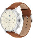 Фото #2 товара Часы Tommy Hilfiger Multifunction Brown Leather 44mm