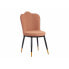 Фото #4 товара Кресло оболочка Чёрный Розовый Позолоченный Сталь 53 x 58 x 67 cm (2 штук)