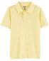 Kid Yellow Piqué Polo Shirt 6