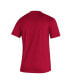 Men's Crimson Indiana Hoosiers Sideline Football Locker Practice Creator AEROREADY T-shirt