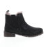 Фото #1 товара Emu Australia Moira W12975 Womens Black Suede Zipper Ankle & Booties Boots