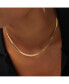 ფოტო #6 პროდუქტის Herringbone Chain Necklace - Ina