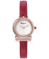 Часы Salvatore Ferragamo Gancini Red Strap