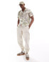 Фото #2 товара Polo Ralph Lauren short sleeve Havana playa print rayon shirt in multi CO-ORD