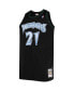 Men's Kevin Garnett Black Minnesota Timberwolves Big and Tall Hardwood Classics Jersey 5XT - фото #3