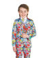 ფოტო #1 პროდუქტის Toddler and Little Boys SpongeBob Frenzy Slim Fit Suit Set