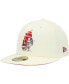 Фото #3 товара Men's Cream Tampa Bay Buccaneers Chrome Color Dim 59FIFTY Fitted Hat