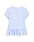 Фото #2 товара Платье для малышей Polo Ralph Lauren с ажурными вышивками Big Girls Eyelet-Embroidered Mesh