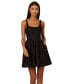 ფოტო #5 პროდუქტის Women's Scoop-Neck Mini Dress