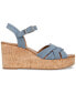 Фото #5 товара Cerres Ankle-Strap Espadrille Wedge Sandals, Created for Macy's