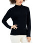 Фото #1 товара Women's Mock-Neck Sweater, Created for Macy's